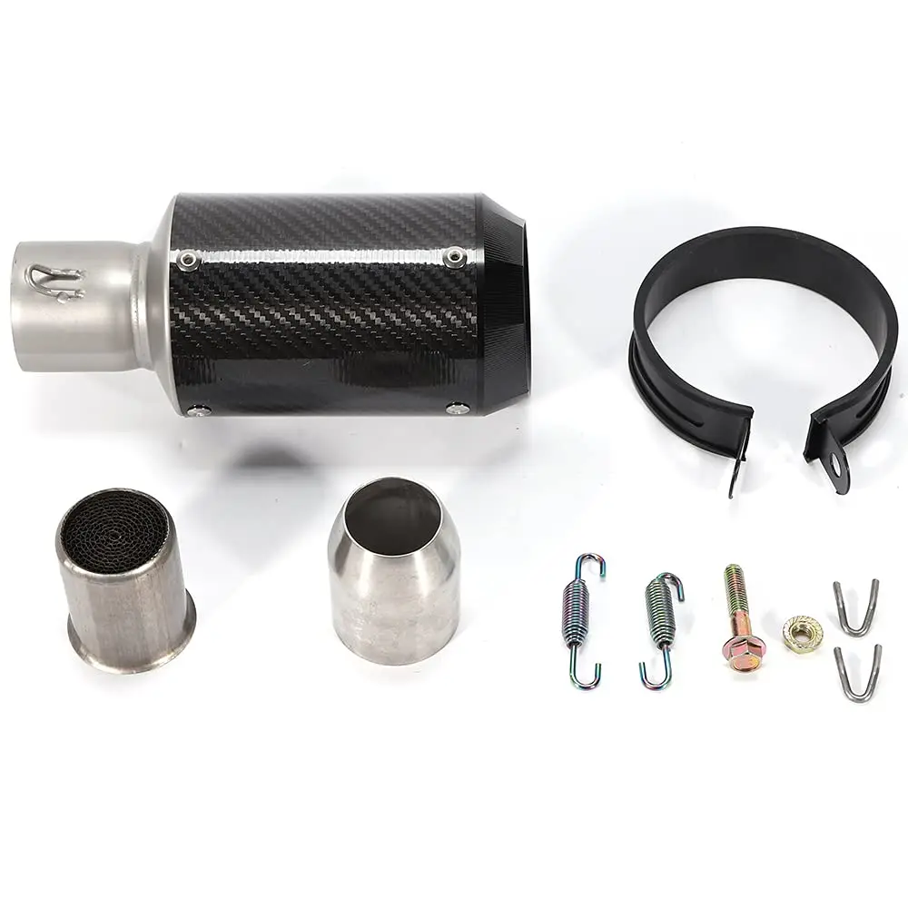 Motorcycle Carbon Fiber Slip-On Exhaust Muffler 51mm Black
Motorcycle Carbon Fiber Slip-On Exhaust Muffler 51mm Black