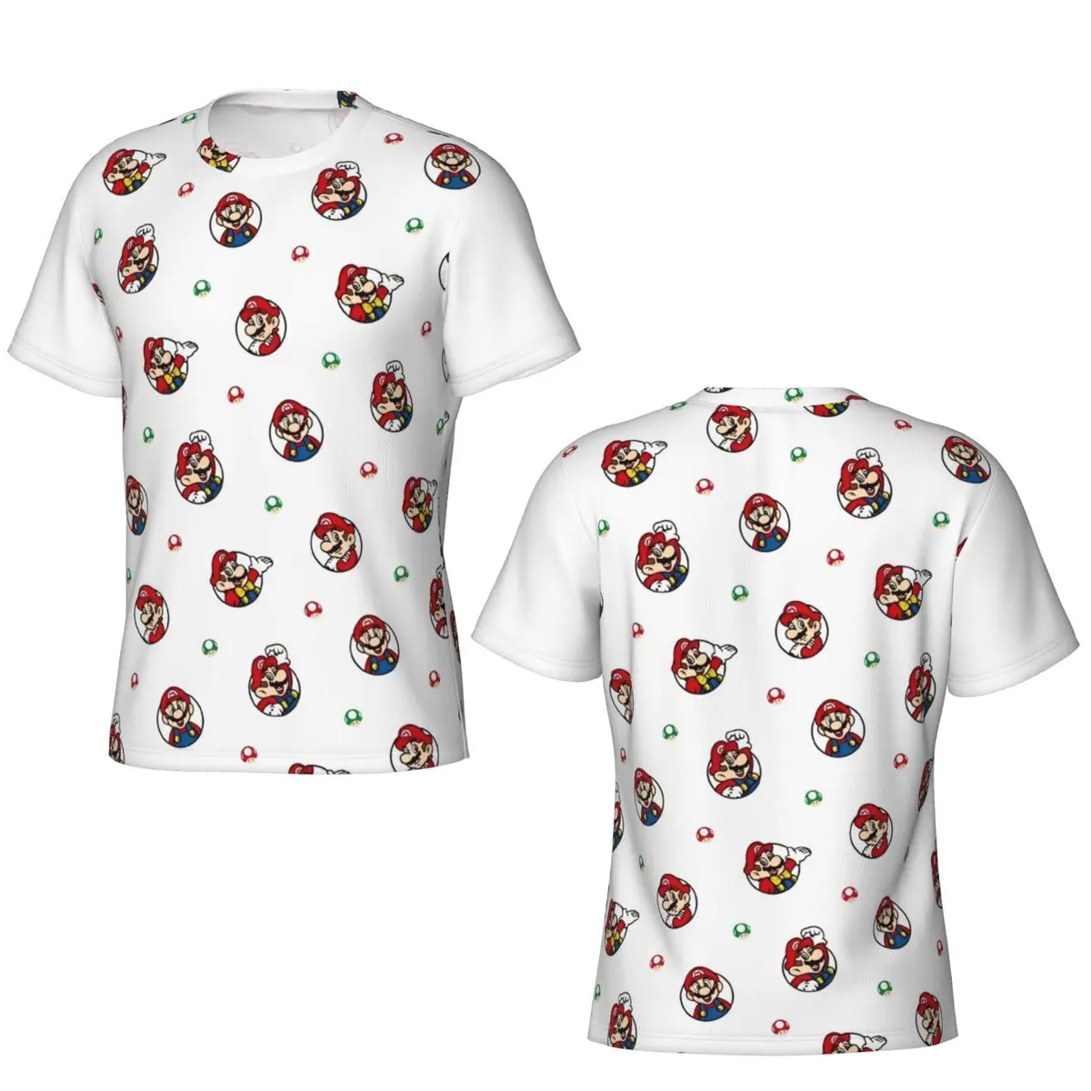 Mario T Shirts Men Women Polyester Vintage T-Shirt Crewneck Tees Short Sleeve Tops Original
Mario T Shirts Men Women Polyester Vintage T-Shirt Crewneck Tees Short Sleeve Tops Original