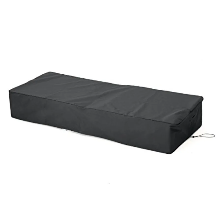 Charlene Outdoor Waterproof Chaise Lounge Cover, Gray
Charlene Outdoor Waterproof Chaise Lounge Cover, Gray