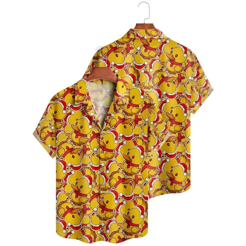Hawaiian Yellow Duck 3D Print Summer Man Shirts Casual Oversized Short Sleeve Fashion Single-Breasted Blouses Trend Men Clothes
Hawaiian Yellow Duck 3D Print Summer Man Shirts Casual Oversized Short Sleeve Fashion Single-Breasted Blouses Trend Men Clothes
