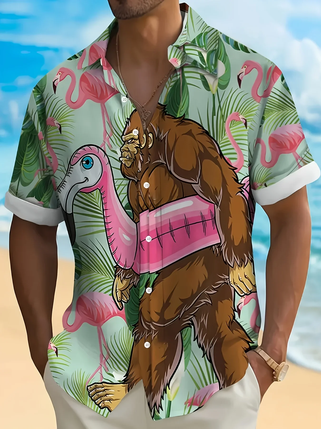 Men's Casual Beach Hawaiian Shirt Summer Man Short Sleeve Cool Print Breathable Lightweight Stylish Fashion Tops
Men's Casual Beach Hawaiian Shirt Summer Man Short Sleeve Cool Print Breathable Lightweight Stylish Fashion Tops
