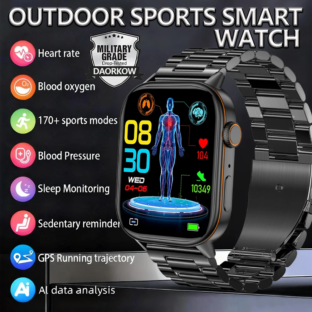 2025 Новые военные двухдиапазонные GNSS GPS Смарт-часы Мужчины Компас 3ATM Водонепроницаемые Bluetooth Вызов Сердечный ритм Спортивные умные часы Женские
2025 Новые военные двухдиапазонные GNSS GPS Смарт-часы Мужчины Компас 3ATM Водонепроницаемые Bluetooth Вызов Сердечный ритм Спортивные умные часы Женские