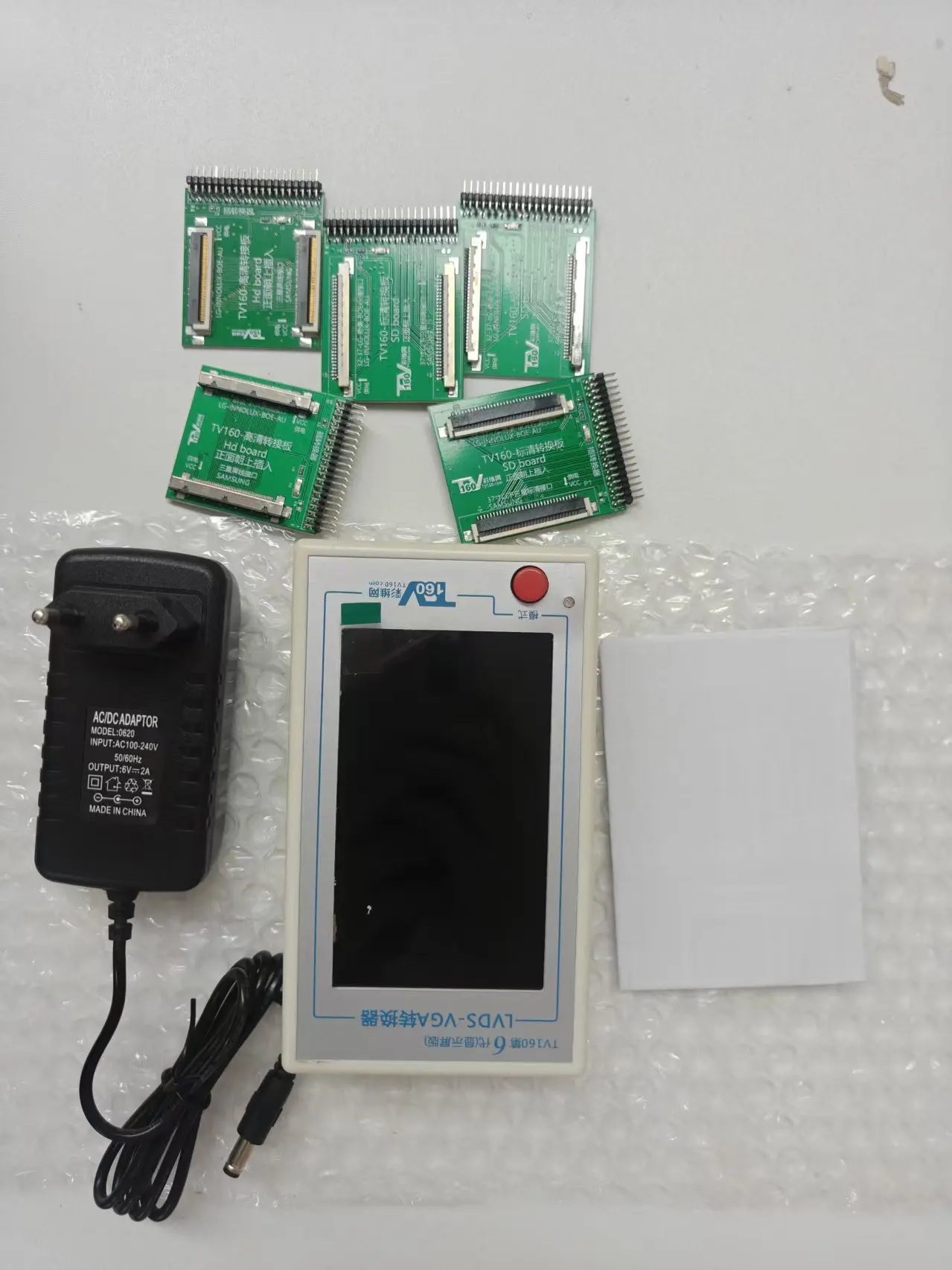 6th TV160 Mainboard Test Board LVDS Convert VGA Universal LED LCD Television Maintenance Tester
6th TV160 Mainboard Test Board LVDS Convert VGA Universal LED LCD Television Maintenance Tester