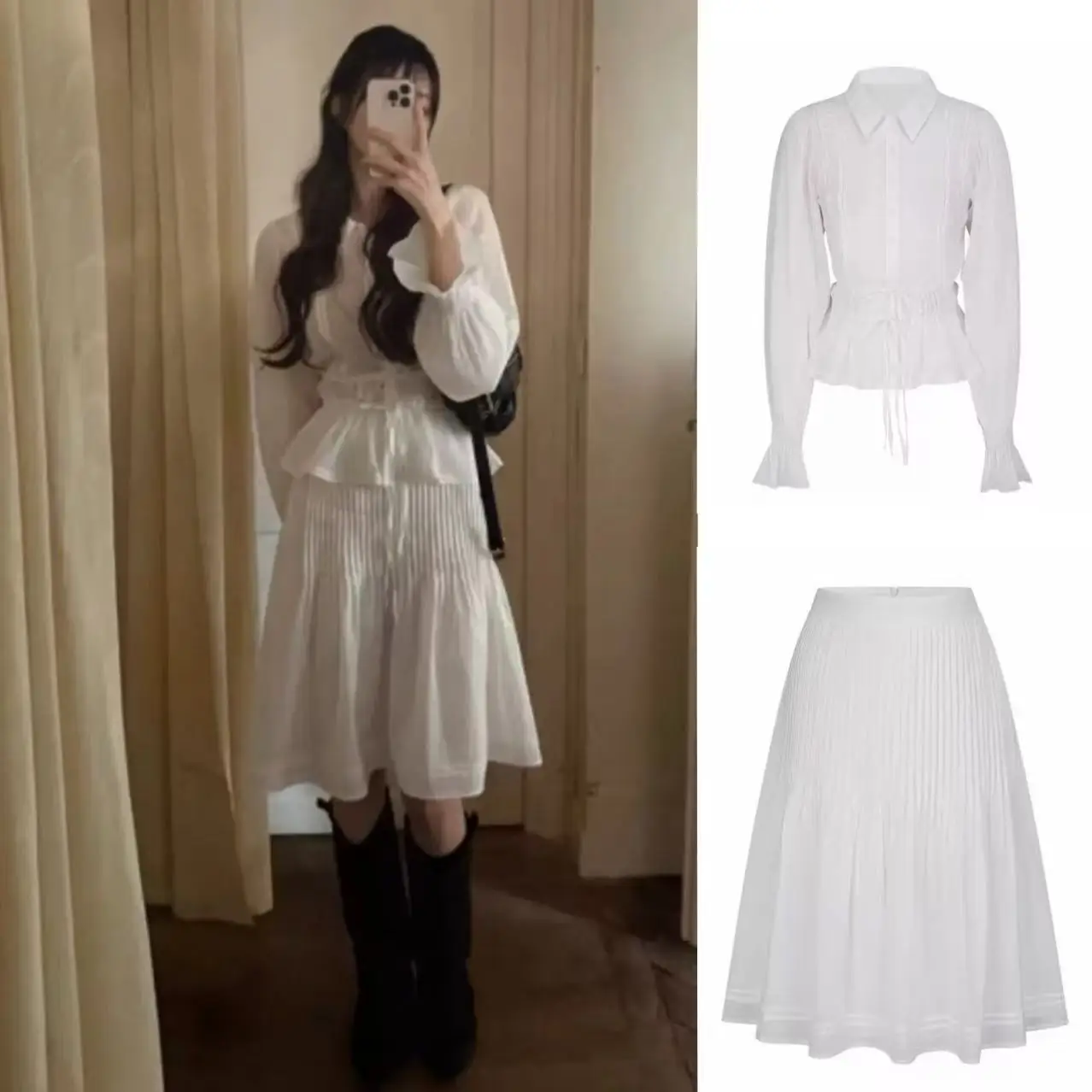 Корейская модная юбка-миди с поясом, белая, для женщин, зимняя, омолаживающая, с эффектом утягивания талии, стильная, простая, элегантная
Корейская модная юбка-миди с поясом, белая, для женщин, зимняя, омолаживающая, с эффектом утягивания талии, стильная, простая, элегантная