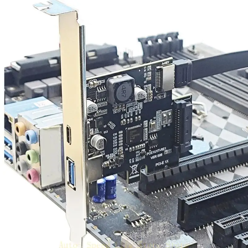 02DA Fast Speed USB3.2 Gen1 PCIe Expansion Card, USB+TypeC+TypeE Front Expansion Adapter for Computer Upgrades
02DA Fast Speed USB3.2 Gen1 PCIe Expansion Card, USB+TypeC+TypeE Front Expansion Adapter for Computer Upgrades