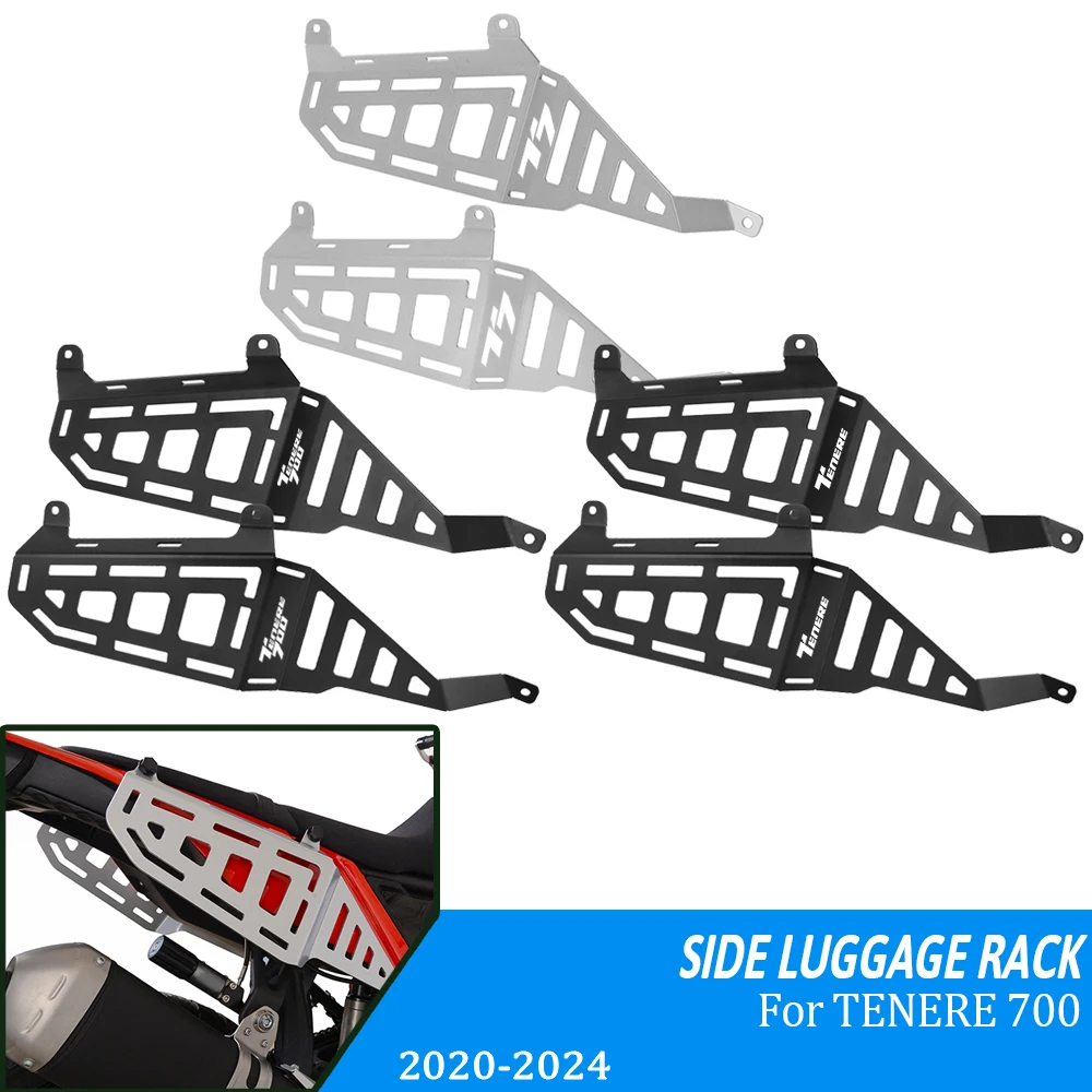 Luggage Rack Side Pocket Brackets For Yamaha Tenere 700 2019 - 2025 Side Bag Bracket Side Luggage Carrier Mount Holder Tenere700
Luggage Rack Side Pocket Brackets For Yamaha Tenere 700 2019 - 2025 Side Bag Bracket Side Luggage Carrier Mount Holder Tenere700