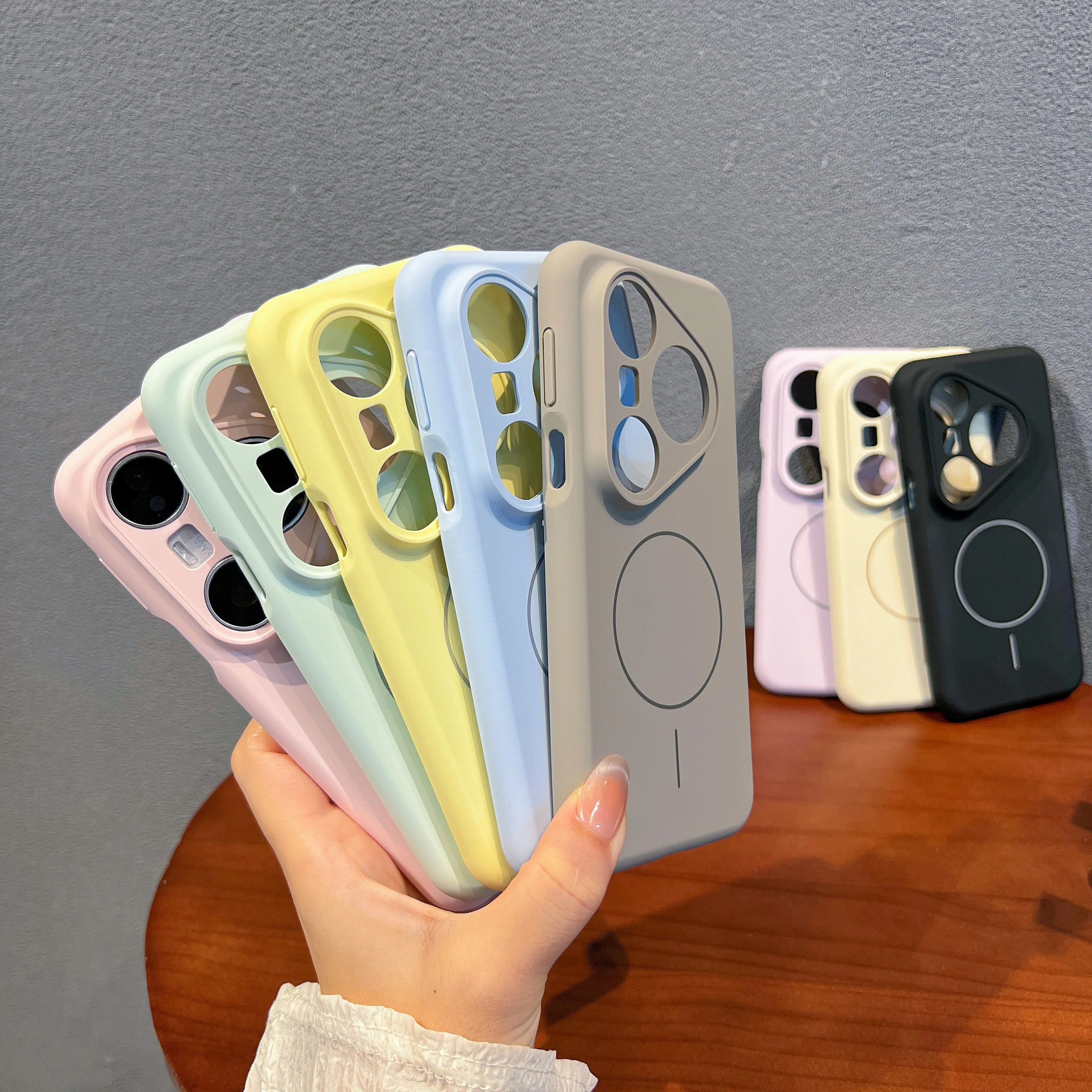 Wireless Charging Magnetic Soft Liquid Silicone Case For Huawei Pura 80 Pro 70 Pro 80 Ultra, Skin Fleece Camera Protection Cover
Wireless Charging Magnetic Soft Liquid Silicone Case For Huawei Pura 80 Pro 70 Pro 80 Ultra, Skin Fleece Camera Protection Cover