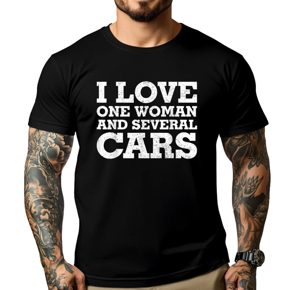 Кремовая футболка I Love One Woman And Several Cars Car Mechanic, летние футболки для мужчин, футболки с рисунком Camisa
Кремовая футболка I Love One Woman And Several Cars Car Mechanic, летние футболки для мужчин, футболки с рисунком Camisa