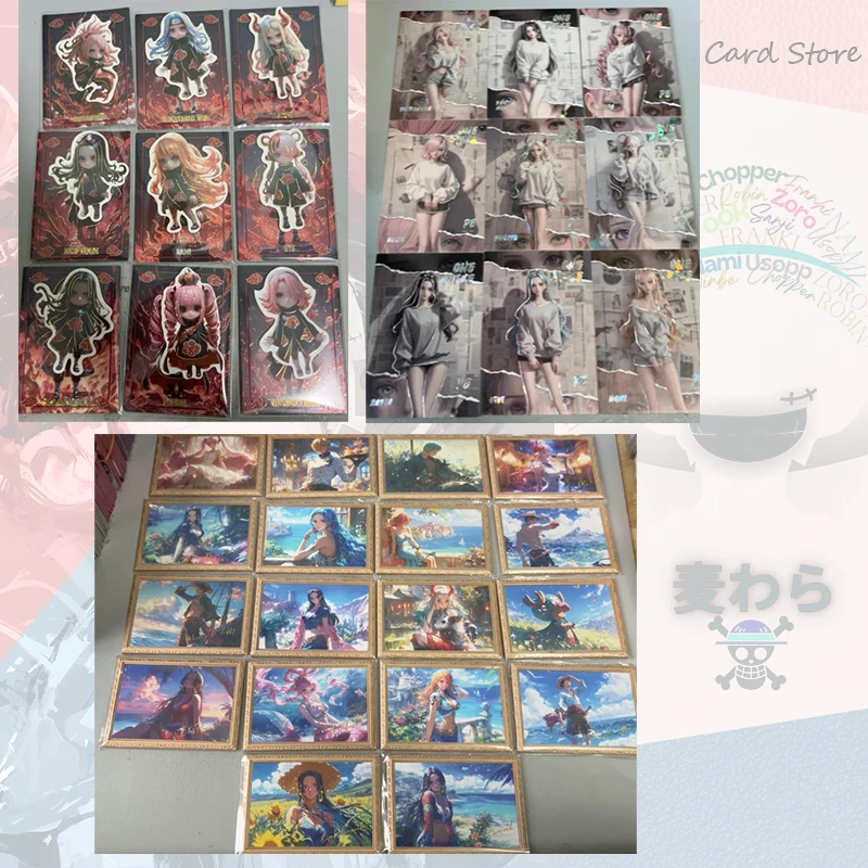 Anime ONE PIECE PE NLO SLX Oil Painting Card Yamato Vinsmoke Reiju Boa Hancock Shirahoshi Nefertari D Vivi Collectible Cards
Anime ONE PIECE PE NLO SLX Oil Painting Card Yamato Vinsmoke Reiju Boa Hancock Shirahoshi Nefertari D Vivi Collectible Cards