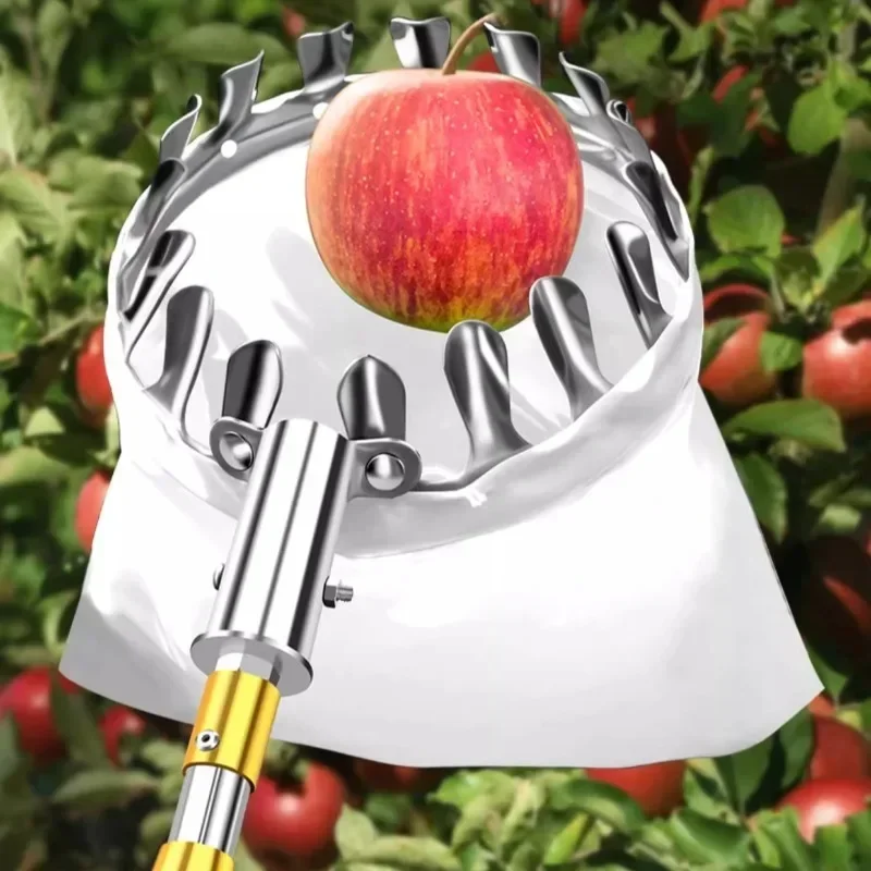 Stainless Steel Fruit Picker High Tree Pick Apples Oranges Adjustable Fruit Picker Professional Picking Tools Garden Hand Tools
Stainless Steel Fruit Picker High Tree Pick Apples Oranges Adjustable Fruit Picker Professional Picking Tools Garden Hand Tools