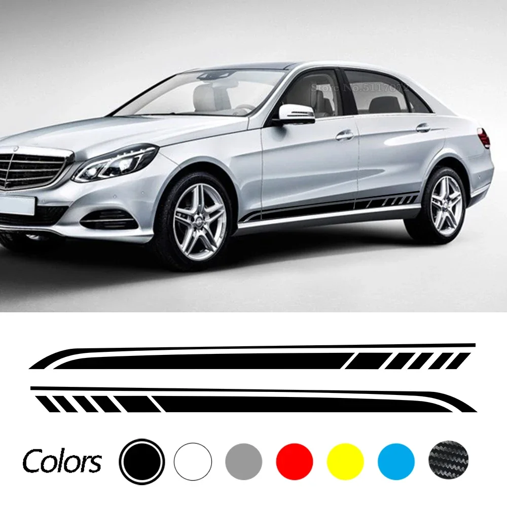 Car Styling NEW Edition 1 Style Side Stripe Sticker Vinyl Decal for Mercedes Benz W212 E Class E63 E250 E200 E300 E320 E350 AMG
Car Styling NEW Edition 1 Style Side Stripe Sticker Vinyl Decal for Mercedes Benz W212 E Class E63 E250 E200 E300 E320 E350 AMG