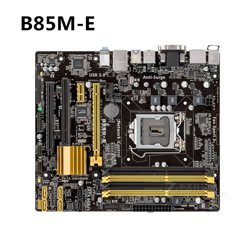 Материнская плата для настольных ПК, B85 разъем LGA 1150 i3 i5 i7 DDR3 32G Micro ATX UEFI BIOS, материнская плата в продаже
Материнская плата для настольных ПК, B85 разъем LGA 1150 i3 i5 i7 DDR3 32G Micro ATX UEFI BIOS, материнская плата в продаже