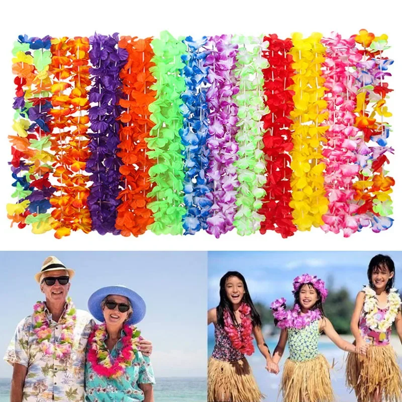 12/50 PCE Hawaiian style Party Necklace Garland Decorations Beach Performance Garlands Accessories
12/50 PCE Hawaiian style Party Necklace Garland Decorations Beach Performance Garlands Accessories