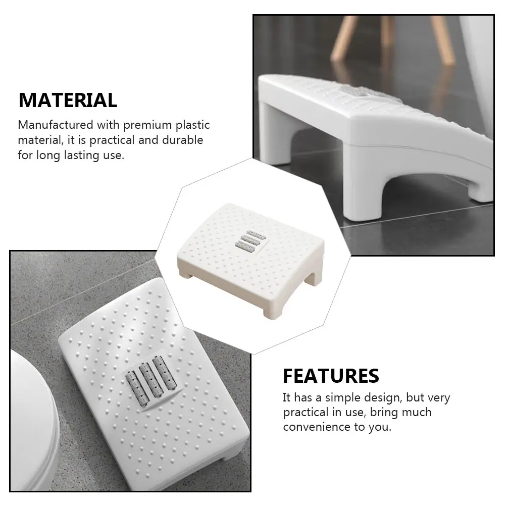 1 pc Plastic Footstool Simple Foot Rest Stool With Massage Roller Non Slip Step Stool For Office Home
1 pc Plastic Footstool Simple Foot Rest Stool With Massage Roller Non Slip Step Stool For Office Home