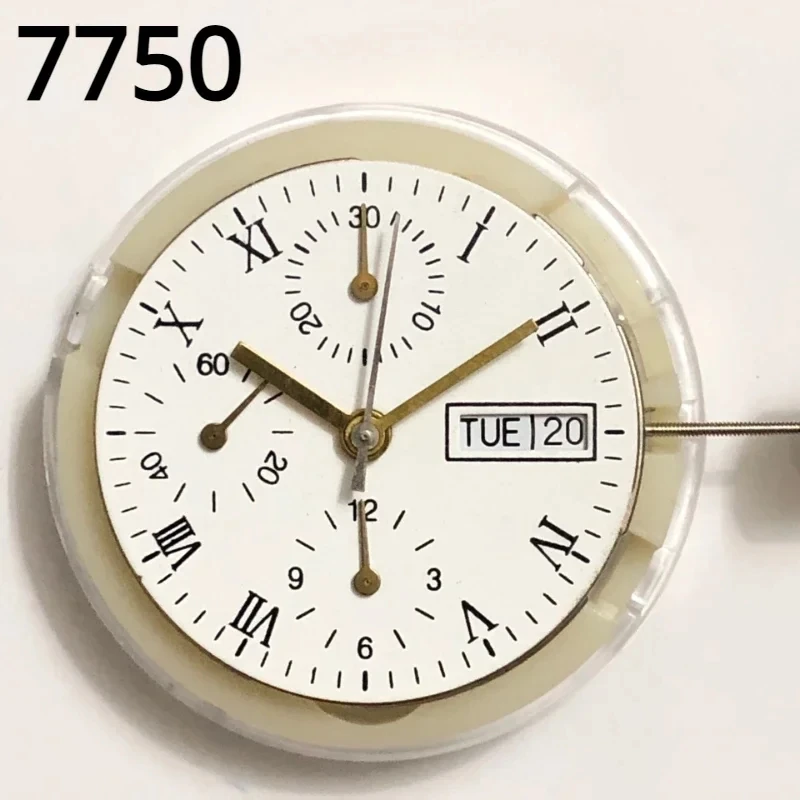 New Shanghai 7750 Movement Six Needle Dual Calendar 9 O'clock Automatic Mechanical Movement Watch Accessories
New Shanghai 7750 Movement Six Needle Dual Calendar 9 O'clock Automatic Mechanical Movement Watch Accessories