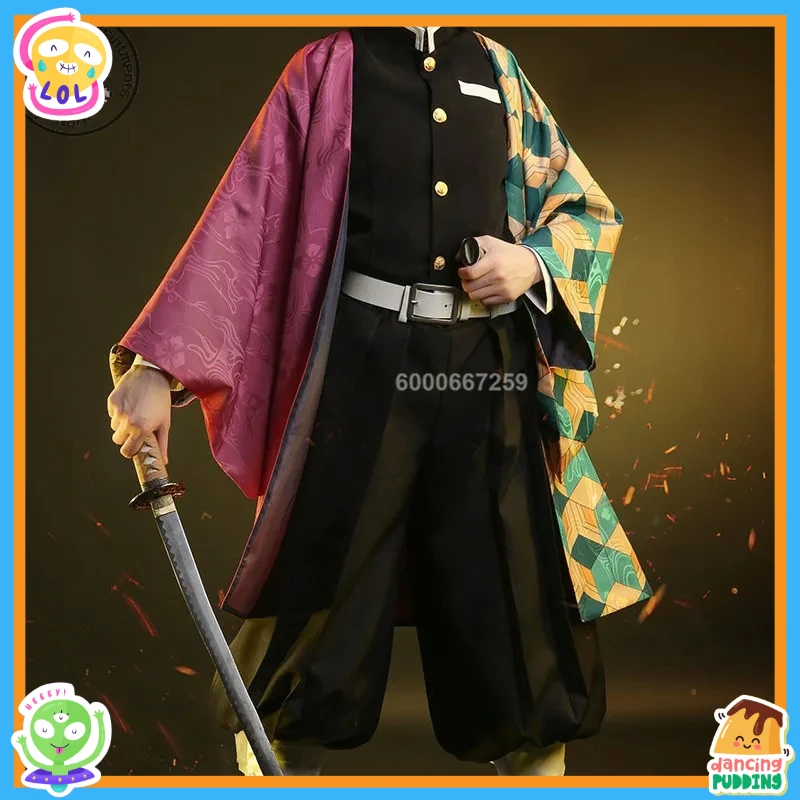 Hot Anime Giyu Tomioka Cosplay Costume Kisatsutai Mizu Bashira Men Uniform Halloween Comic Con Party Outfit for Men Women ADULT
Hot Anime Giyu Tomioka Cosplay Costume Kisatsutai Mizu Bashira Men Uniform Halloween Comic Con Party Outfit for Men Women ADULT