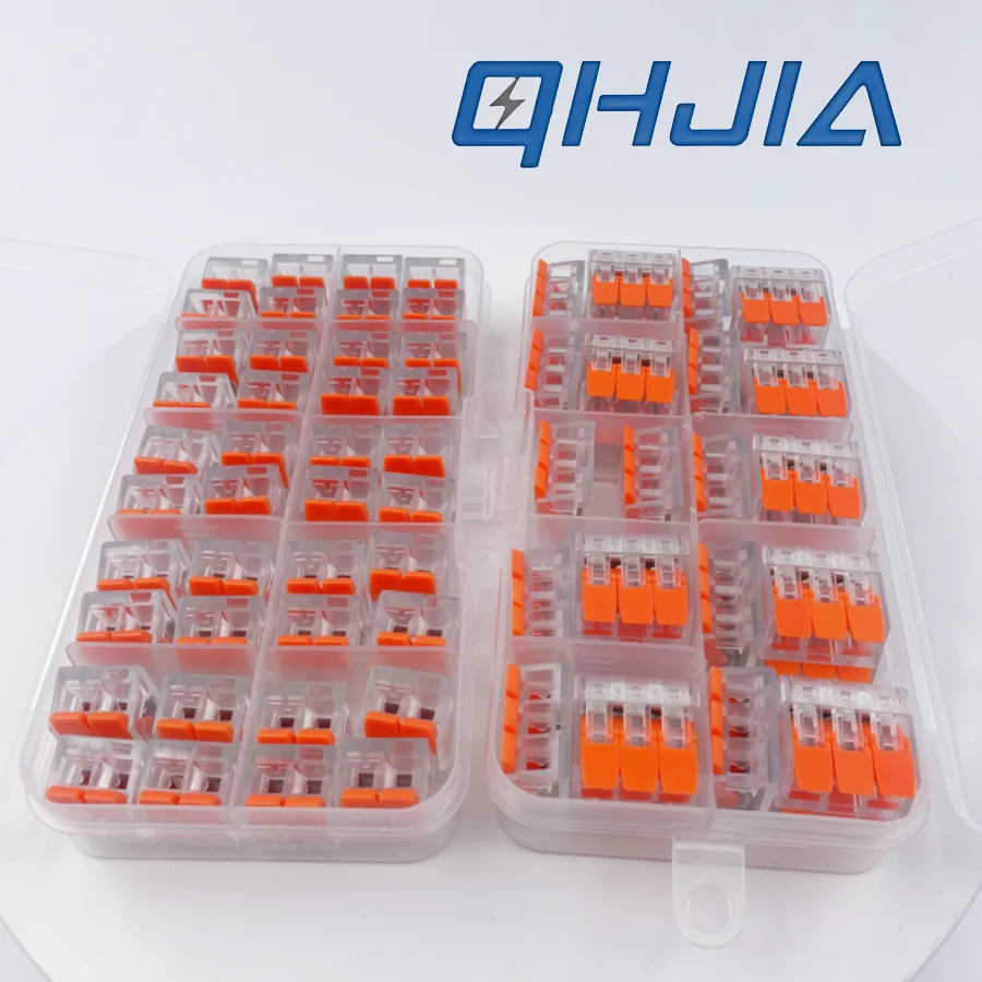 1 Box Electrical Cable Wire Connectors Fast Install Quick Connect Screwless Push-in Terminal Wiring Connector Tool Free
1 Box Electrical Cable Wire Connectors Fast Install Quick Connect Screwless Push-in Terminal Wiring Connector Tool Free