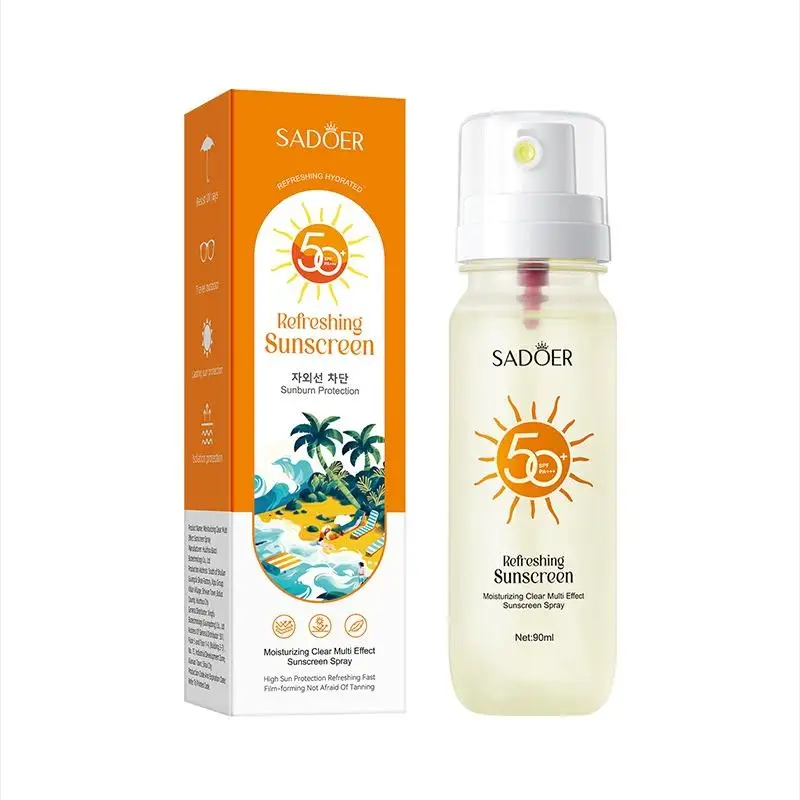 SPF 50 Refreshing Sunscreen Spray, Broad-Spectrum UVA/UVB Protection, Travel Size Sunscreen Spray for Face & Body Sun Cream
SPF 50 Refreshing Sunscreen Spray, Broad-Spectrum UVA/UVB Protection, Travel Size Sunscreen Spray for Face & Body Sun Cream