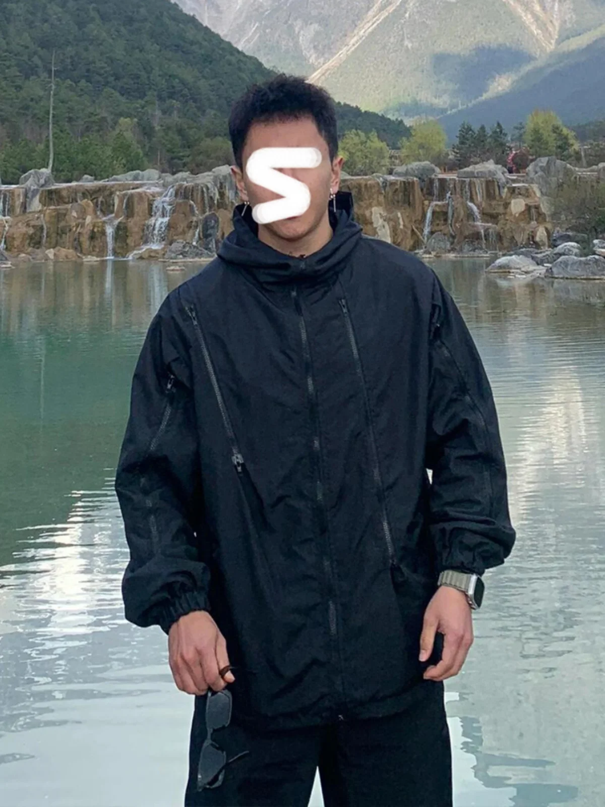 Bla Waterproof Zipper Men's Jaet Outdoor Climbing Clothes Spring Autumn Tourist Wear Double Zipper Hooded Functional Coat
Bla Waterproof Zipper Men's Jaet Outdoor Climbing Clothes Spring Autumn Tourist Wear Double Zipper Hooded Functional Coat