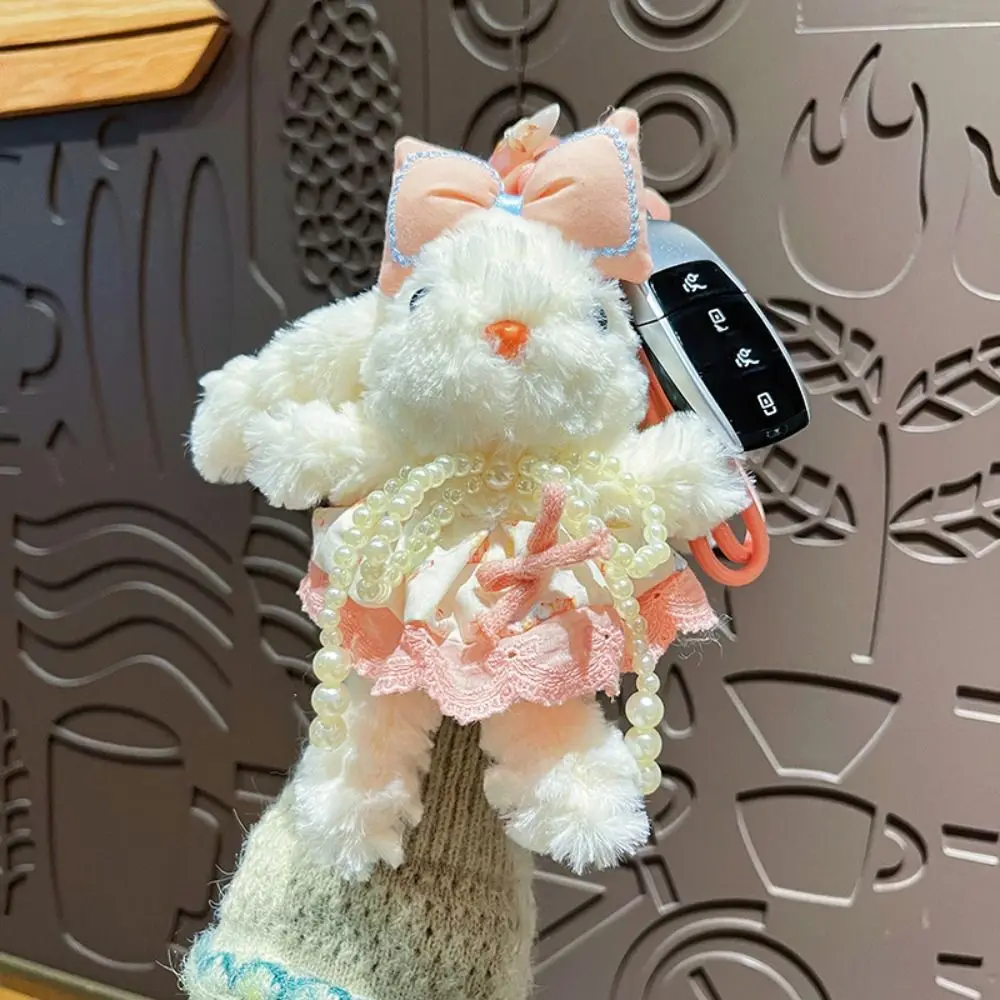 Bow Plush Rabbit Keychain Stuffed Princess Pearl Dress Rabbit Doll Keyring Cartoon Soft Drooping Ear Rabbit Pendant As Kids Gift
Bow Plush Rabbit Keychain Stuffed Princess Pearl Dress Rabbit Doll Keyring Cartoon Soft Drooping Ear Rabbit Pendant As Kids Gift