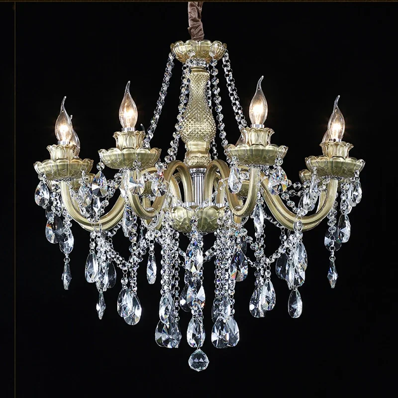 European Vintage Villa Hotel Hall Dining Room Bronze E14 Pendent Lamp French Elegant Champagne Princess Room Crystal Chandelier
European Vintage Villa Hotel Hall Dining Room Bronze E14 Pendent Lamp French Elegant Champagne Princess Room Crystal Chandelier
