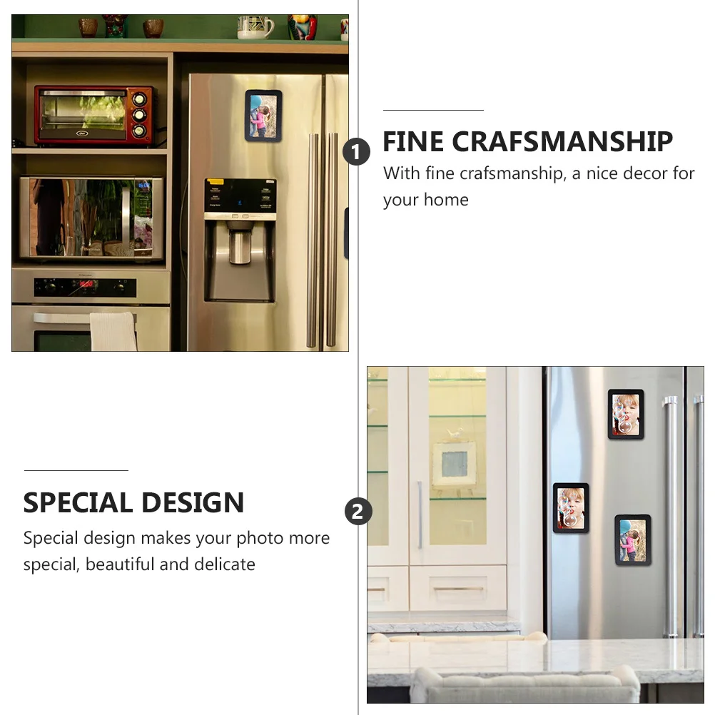 4Pcs Magnetic Picture Frames Eva Material Photo Holder Stickers Creative Decor for Refrigerator Bedroom Living Room
4Pcs Magnetic Picture Frames Eva Material Photo Holder Stickers Creative Decor for Refrigerator Bedroom Living Room