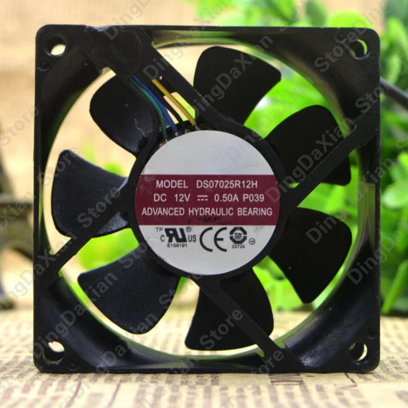 D 12V 0.50A 7CM Silent High Air Volume Fan | For AVC DS07025R12H 4-Wire Cooling 1PCS
D 12V 0.50A 7CM Silent High Air Volume Fan | For AVC DS07025R12H 4-Wire Cooling 1PCS