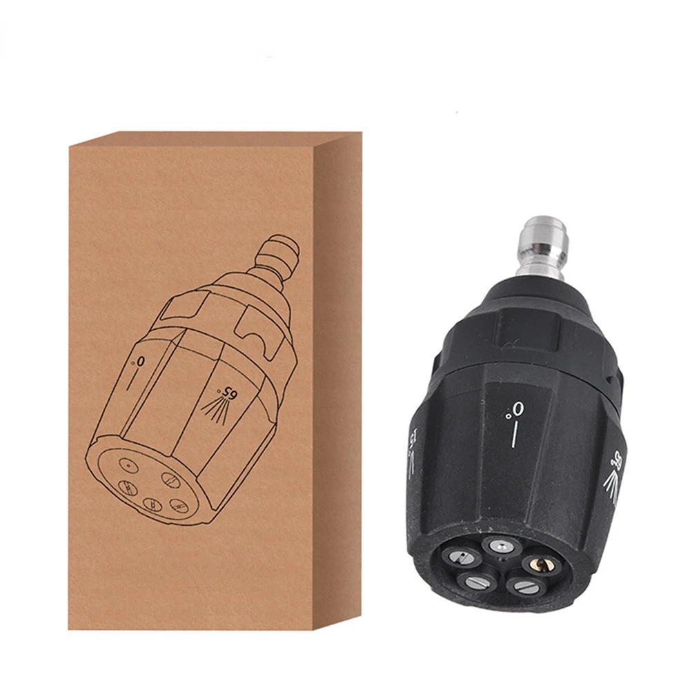 5in1 Nozzle High Pressure Cleaner 0° 15° 25° 40° 65° Nozzle In One Piece G1/4 Male Connect Quick Realease Adaptor Clean Car
5in1 Nozzle High Pressure Cleaner 0° 15° 25° 40° 65° Nozzle In One Piece G1/4 Male Connect Quick Realease Adaptor Clean Car