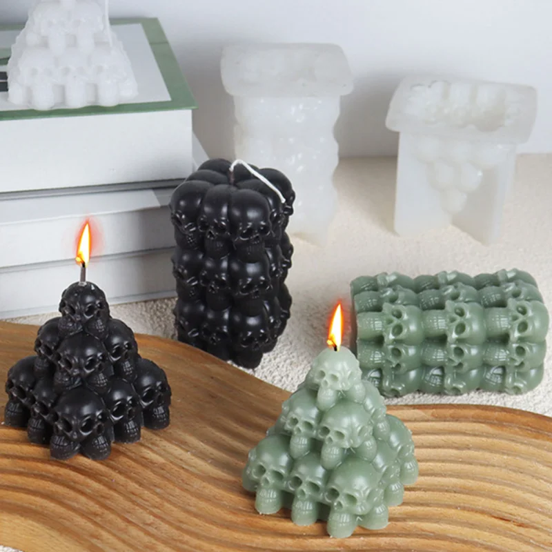 Skull Square Column Silicone Candle Mould Bone Pyramid Soap Resin Plaster Making Tool Chocolate Mold Halloween Party Decor Gifts
Skull Square Column Silicone Candle Mould Bone Pyramid Soap Resin Plaster Making Tool Chocolate Mold Halloween Party Decor Gifts