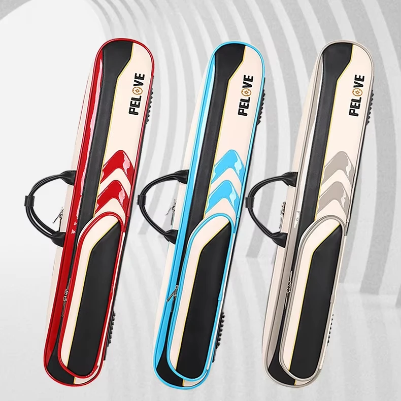 3B 4S Fashionable Embroidery Design Leather Pool Cue Stick Bag Cue Case for Carom Billiards Minimum Order 1 Piece Box
3B 4S Fashionable Embroidery Design Leather Pool Cue Stick Bag Cue Case for Carom Billiards Minimum Order 1 Piece Box