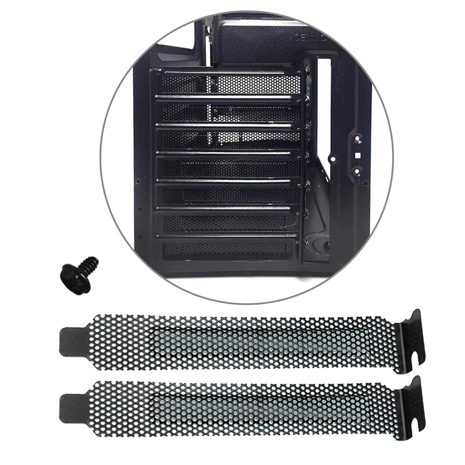 Vented PCI Slot Cover Dust Filter Blanking Plate PC Case Cooling Fan Ventilation Deflector Bracket for Desktop ATX Chassis
Vented PCI Slot Cover Dust Filter Blanking Plate PC Case Cooling Fan Ventilation Deflector Bracket for Desktop ATX Chassis