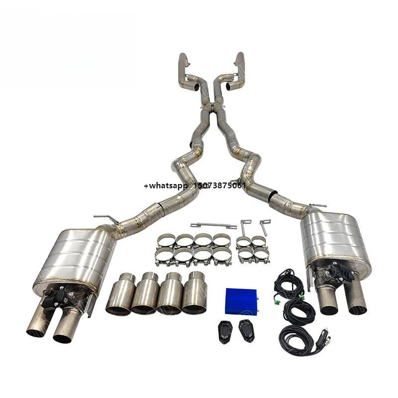 Performance Exhaust Valved Catback Titanium Alloy Valved Sport Exhaust System for 2014 M5 F10 4.4T
Performance Exhaust Valved Catback Titanium Alloy Valved Sport Exhaust System for 2014 M5 F10 4.4T