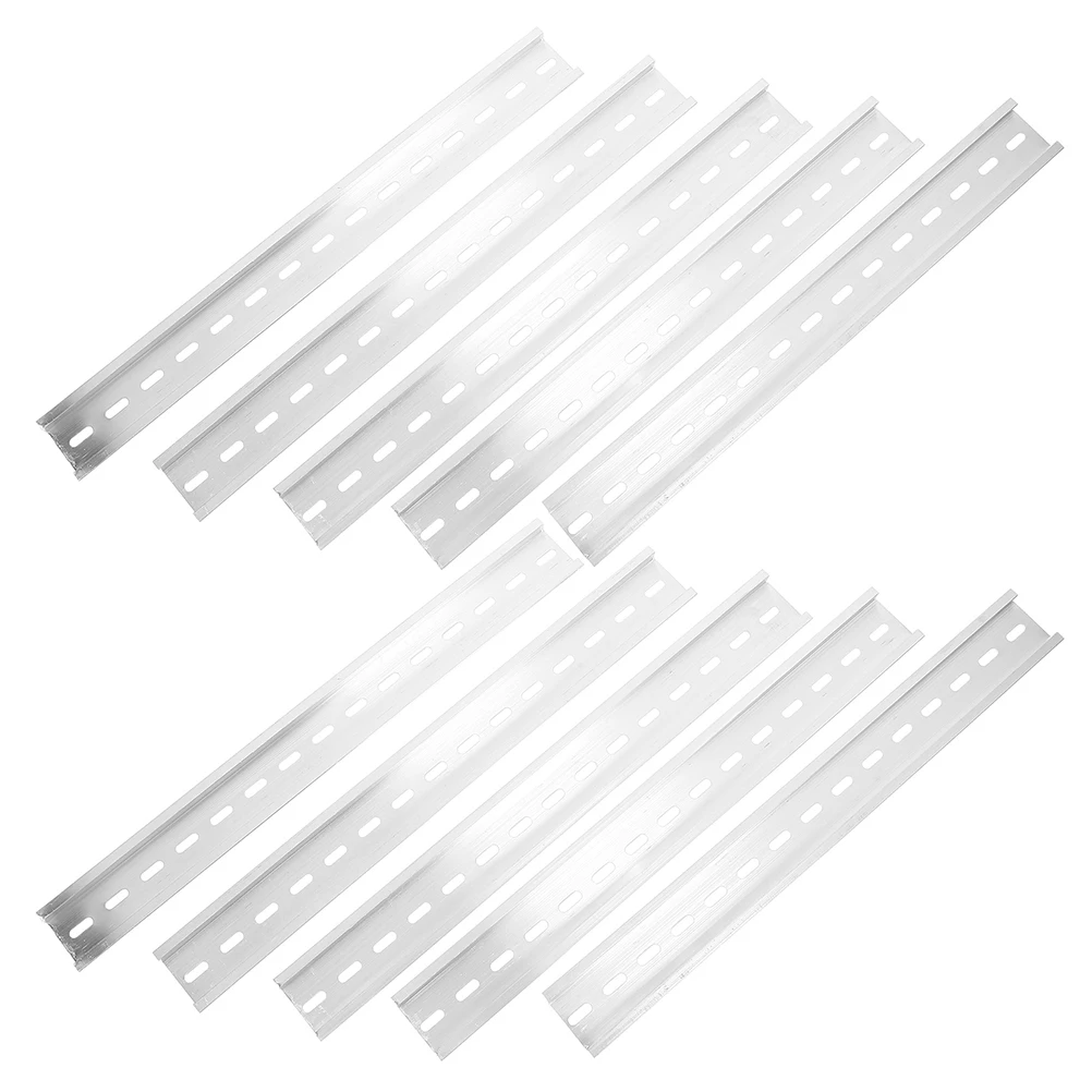 10pcs Aluminum Guide Rail Circuit Breaker Rack Mount Din Bracket 35mmx7.5 High Slotted Electrical Panel Long Slot Mounting
10pcs Aluminum Guide Rail Circuit Breaker Rack Mount Din Bracket 35mmx7.5 High Slotted Electrical Panel Long Slot Mounting