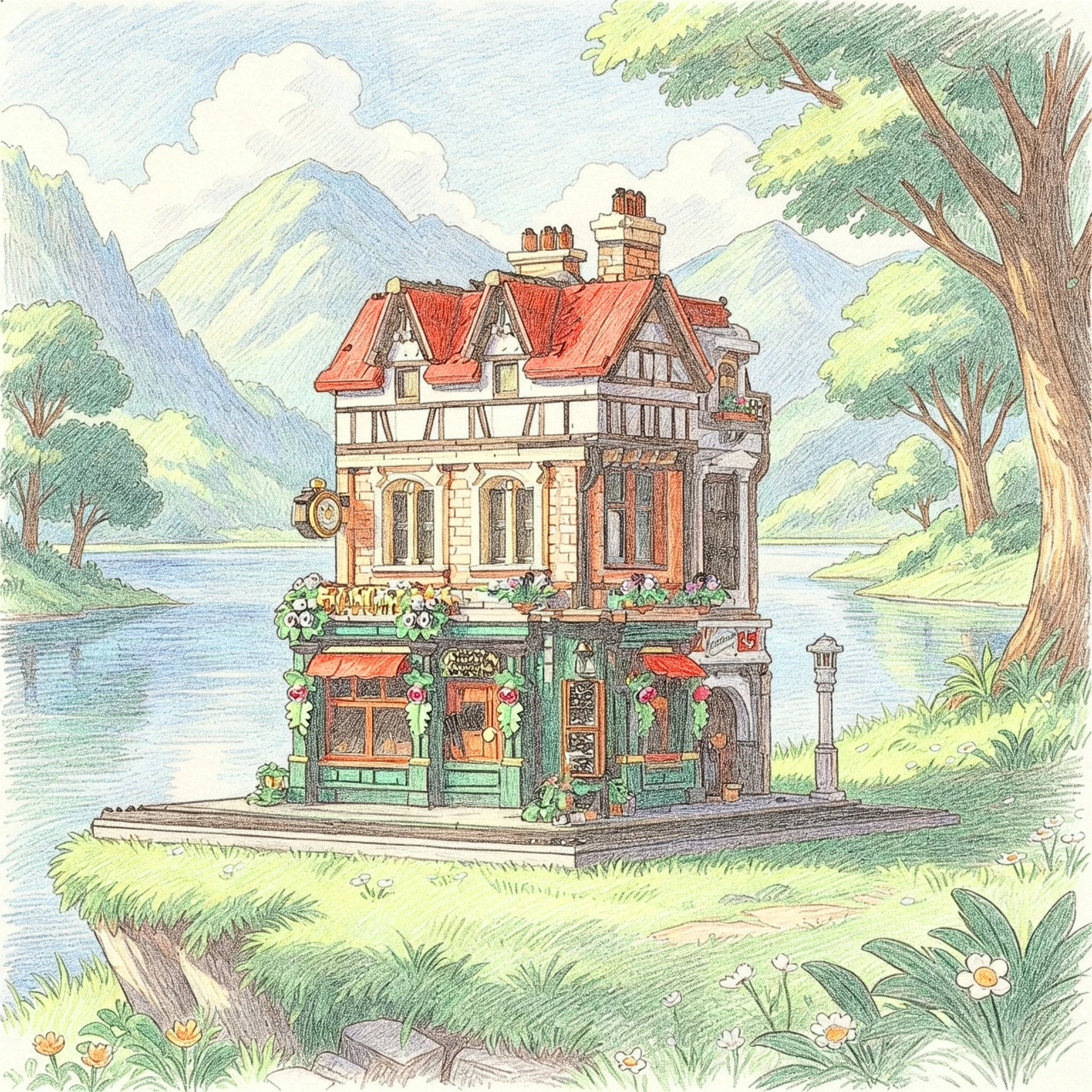 New creative street view castle building blocks decorative brick toys for men and women famous heads European architecture holi
New creative street view castle building blocks decorative brick toys for men and women famous heads European architecture holi