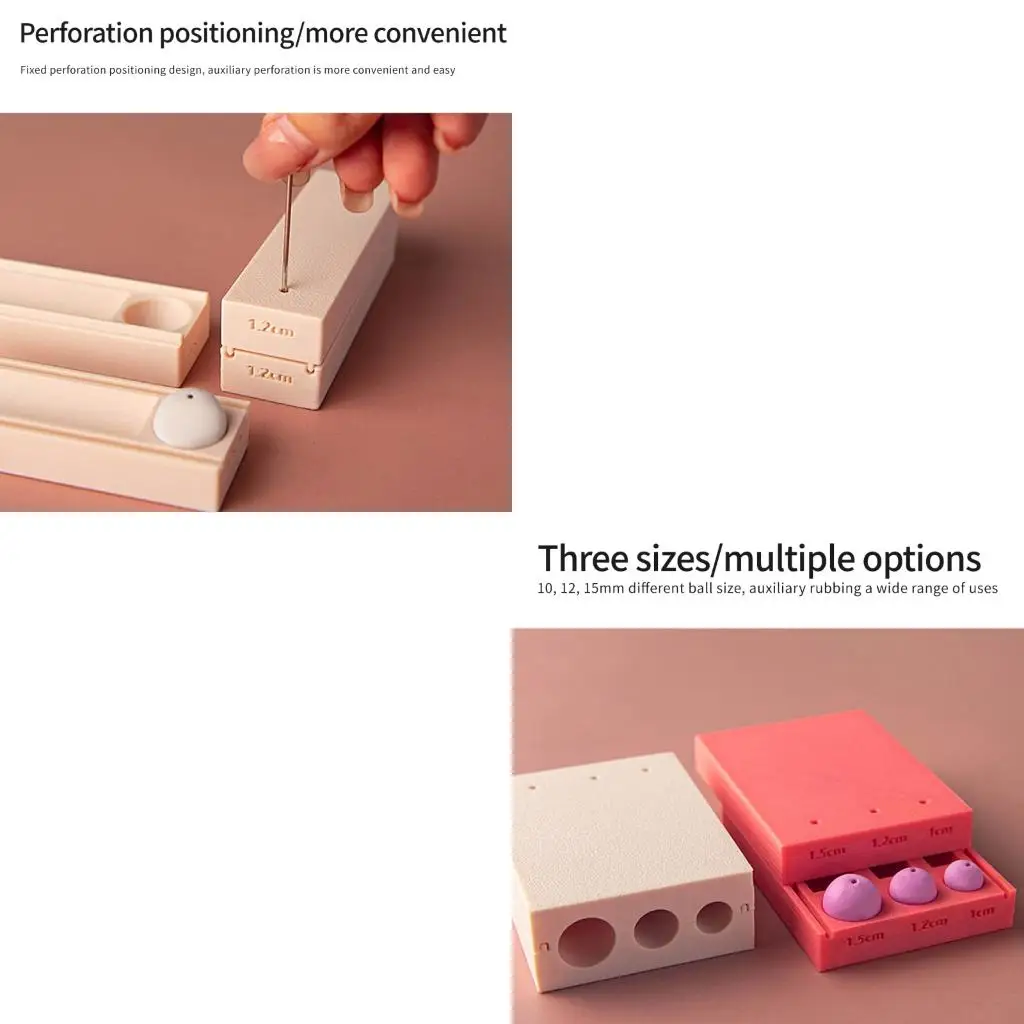 PLA Plastic Bead Rolling Mold With Positioning Hole For Jewelry Making Craft
PLA Plastic Bead Rolling Mold With Positioning Hole For Jewelry Making Craft