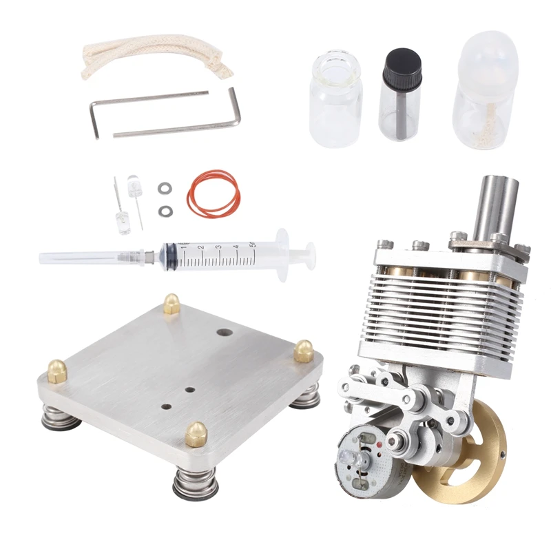 Full Metal Stirling Engine Model Mini Generator Model Physics Steam Science Educational Engine Model Kit Toy
Full Metal Stirling Engine Model Mini Generator Model Physics Steam Science Educational Engine Model Kit Toy