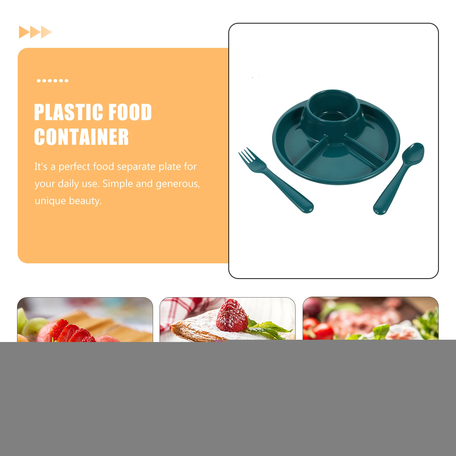 Plastic Divided Plates Dishwasher Safe Toddler Child Kids Food Container Reusable Home Breakfast Plate Easy Clean Wear Resistant
Plastic Divided Plates Dishwasher Safe Toddler Child Kids Food Container Reusable Home Breakfast Plate Easy Clean Wear Resistant
