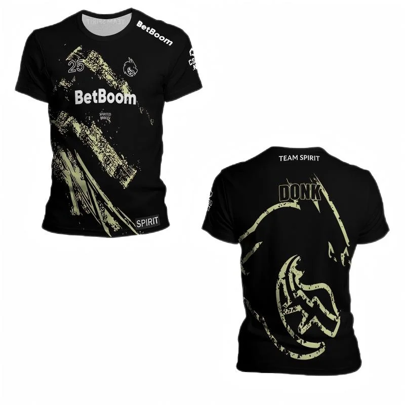 2025 New Team Spirit Jersey T-shirt Game ESports Game Uniform Tees Top Player Donk T Shirt Sport Contest Tee Custom Name Tshirt
2025 New Team Spirit Jersey T-shirt Game ESports Game Uniform Tees Top Player Donk T Shirt Sport Contest Tee Custom Name Tshirt