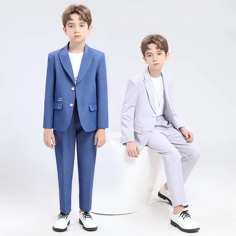 Suit for Boys Spring Autumn Casual Blazer Formal Pants School Uniform Teen Kids Outfits Set Wedding Birthday Children Clothes
Suit for Boys Spring Autumn Casual Blazer Formal Pants School Uniform Teen Kids Outfits Set Wedding Birthday Children Clothes