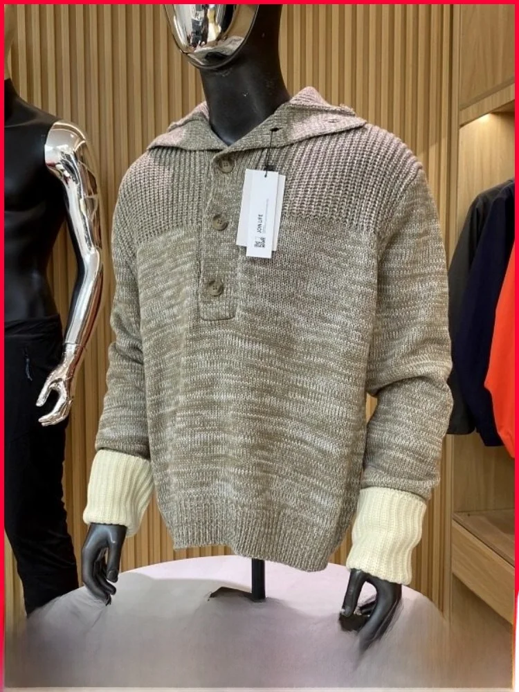 Мужской вязаный свитер в стиле ретро с высоким воротником, свободный, повседневный, универсальный, осенне-зимний, комфортный, мягкий, ручной вязки, длинный рукав
Мужской вязаный свитер в стиле ретро с высоким воротником, свободный, повседневный, универсальный, осенне-зимний, комфортный, мягкий, ручной вязки, длинный рукав