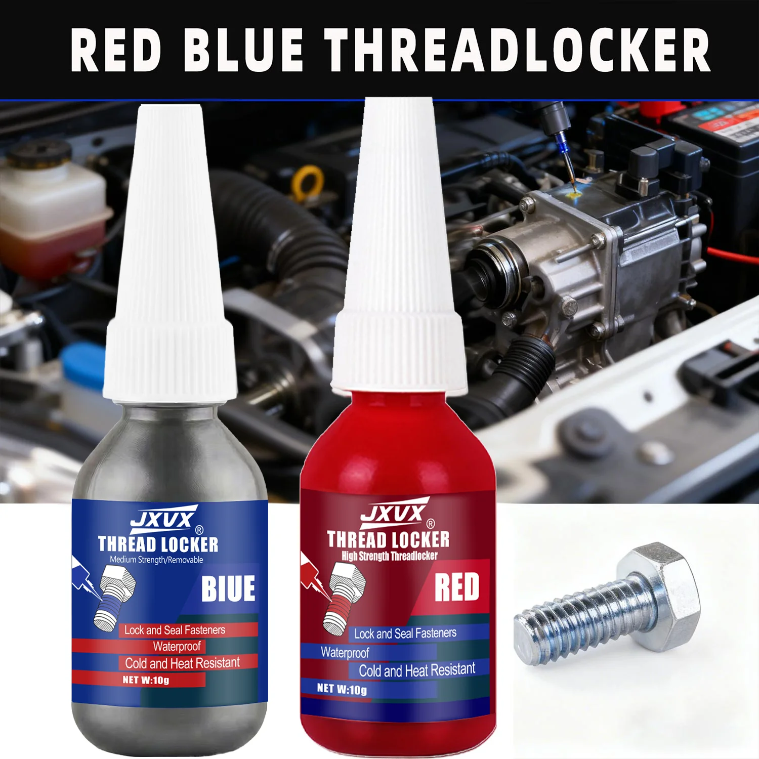 243 Blue 271 Red Thread Locking Adhesive, Permanent Locking, Fast Curing, Ideal Choice For Industrial Machinery Metal Fasteners.
243 Blue 271 Red Thread Locking Adhesive, Permanent Locking, Fast Curing, Ideal Choice For Industrial Machinery Metal Fasteners.