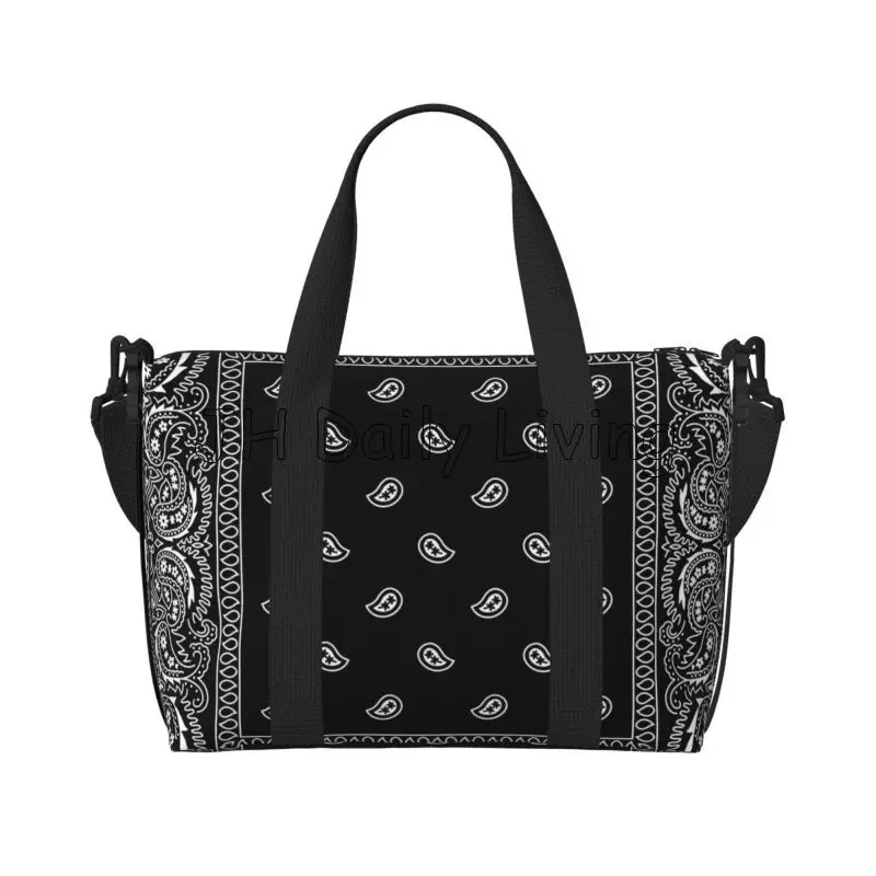Colorful Paisley Black Pattern Travel Duffel Bags Waterproof Weekender Overnight Tote Bag Large Capacity Carry on Luggage Bag
Colorful Paisley Black Pattern Travel Duffel Bags Waterproof Weekender Overnight Tote Bag Large Capacity Carry on Luggage Bag
