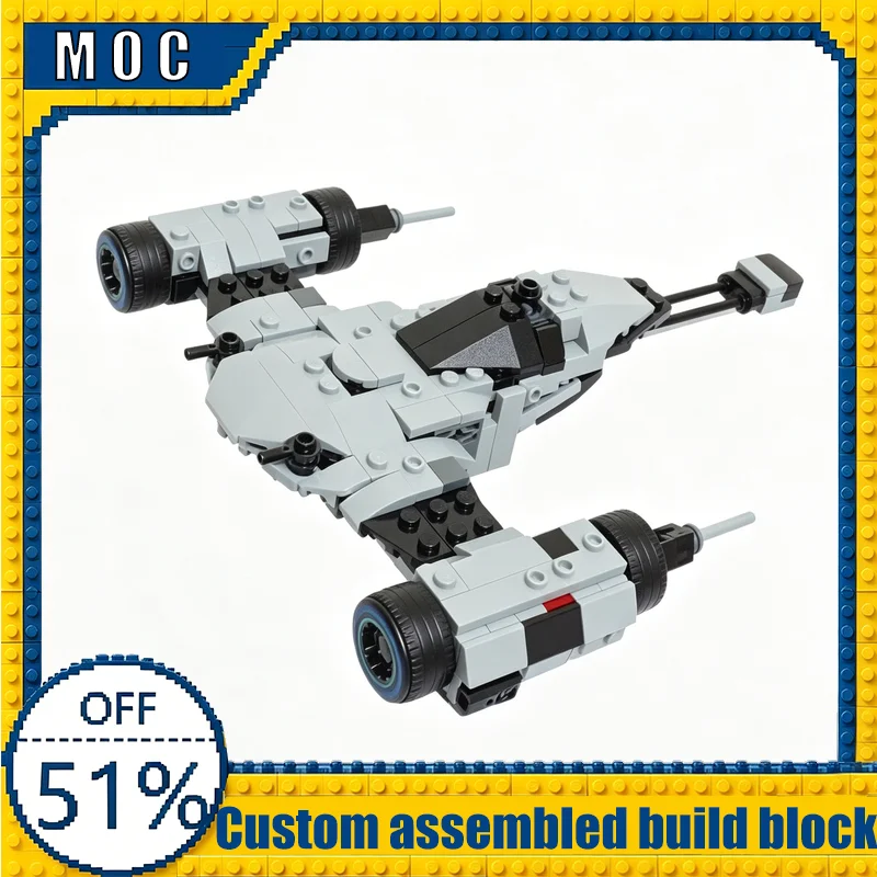 317 Parts MOC Sci-Fi Space Fighter Building Blocks Model Custom Assembly Educational Toys Boy Birthday Christmas Creative Gifts
317 Parts MOC Sci-Fi Space Fighter Building Blocks Model Custom Assembly Educational Toys Boy Birthday Christmas Creative Gifts