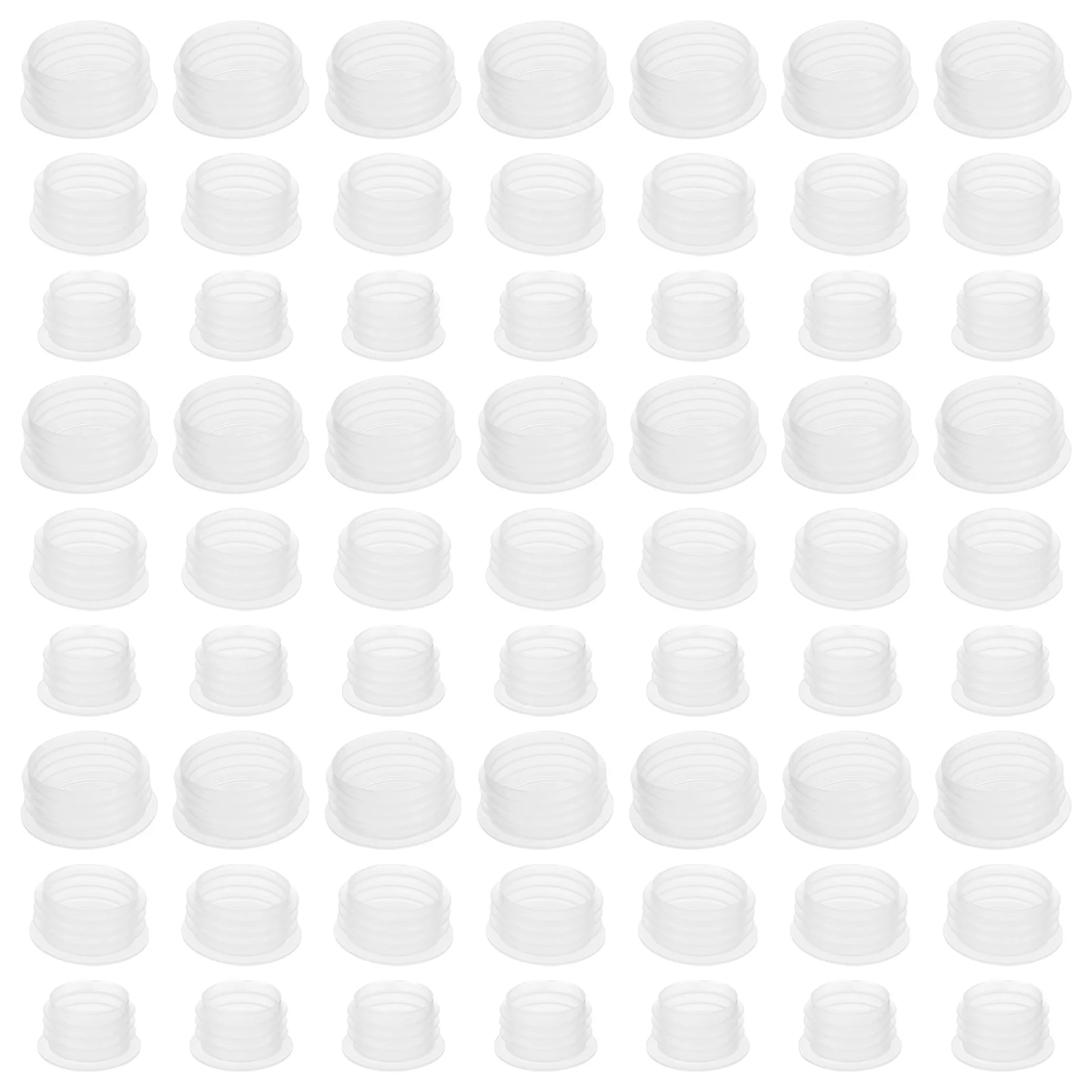 150pcs Plastic Inner Plugs 14mm 17mm 20mm Transparent Threaded Sealed Lids for Glass Jars Storage Bottle Caps Reusable Kitchen
150pcs Plastic Inner Plugs 14mm 17mm 20mm Transparent Threaded Sealed Lids for Glass Jars Storage Bottle Caps Reusable Kitchen