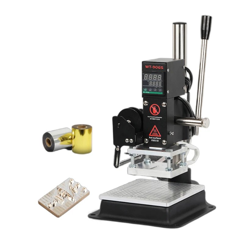 Hot Foil Stamping Machine Manual Heat Press Machine PVC Leather Paper Wood Custom Logo Embossing Machine
Hot Foil Stamping Machine Manual Heat Press Machine PVC Leather Paper Wood Custom Logo Embossing Machine