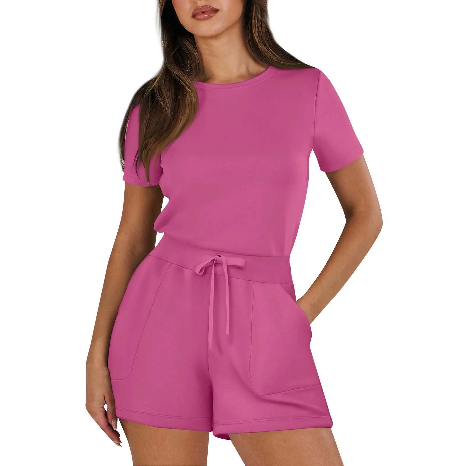 Summer Jumpsuit 2025 Women'S Casual Short Sleeve Elegant Solid Wide Leg Pants Playsuits Overalls Trouser Plus Size Sportswear
Summer Jumpsuit 2025 Women'S Casual Short Sleeve Elegant Solid Wide Leg Pants Playsuits Overalls Trouser Plus Size Sportswear