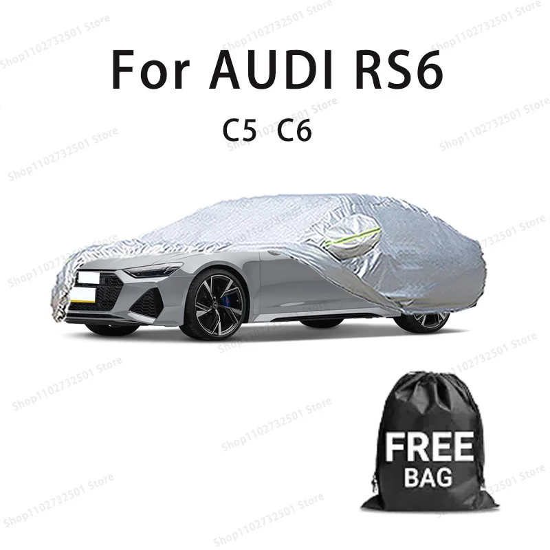 For AUDI RS6 C5 C6 Car Cover Full Covers with Reflective Strip Dustproof UV Scratch-Resistant Sunscreen Protective cover
For AUDI RS6 C5 C6 Car Cover Full Covers with Reflective Strip Dustproof UV Scratch-Resistant Sunscreen Protective cover