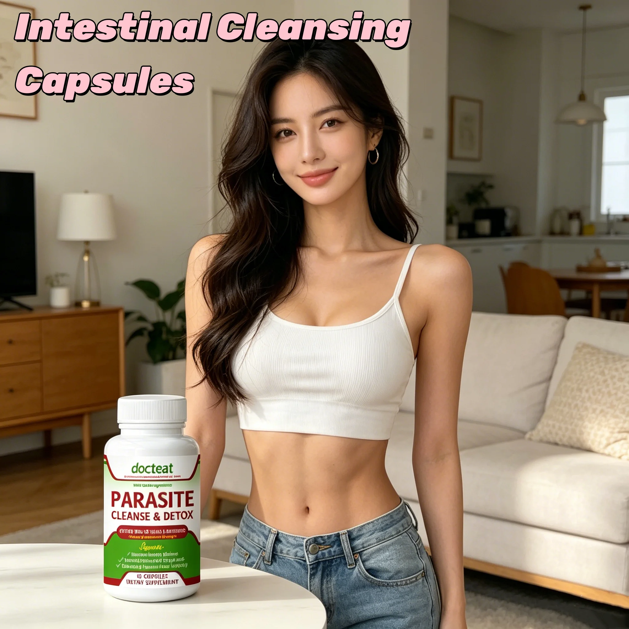 Natural Intestinal Cleansing Capsules – Gentle Detox, Stool Softener, Relieve Gas & Bloating, Daily Digestive Support
Natural Intestinal Cleansing Capsules – Gentle Detox, Stool Softener, Relieve Gas & Bloating, Daily Digestive Support