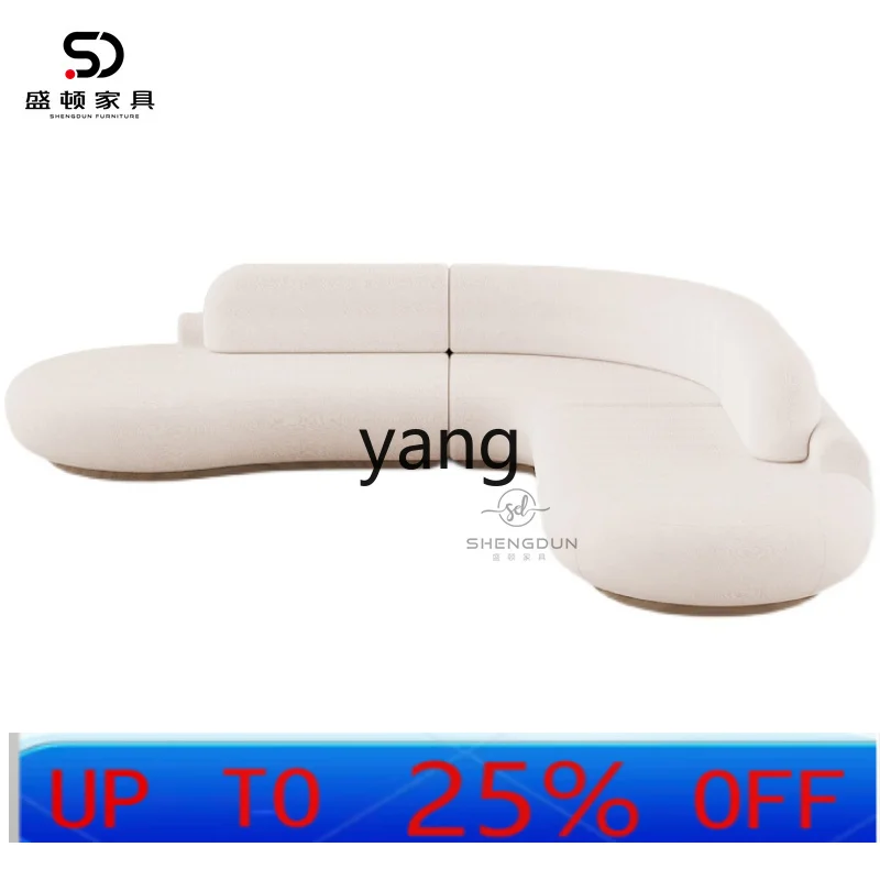 LH Nordic minimalist curved fabric creative light luxury L-shaped special-shaped corner leisure sofa
LH Nordic minimalist curved fabric creative light luxury L-shaped special-shaped corner leisure sofa