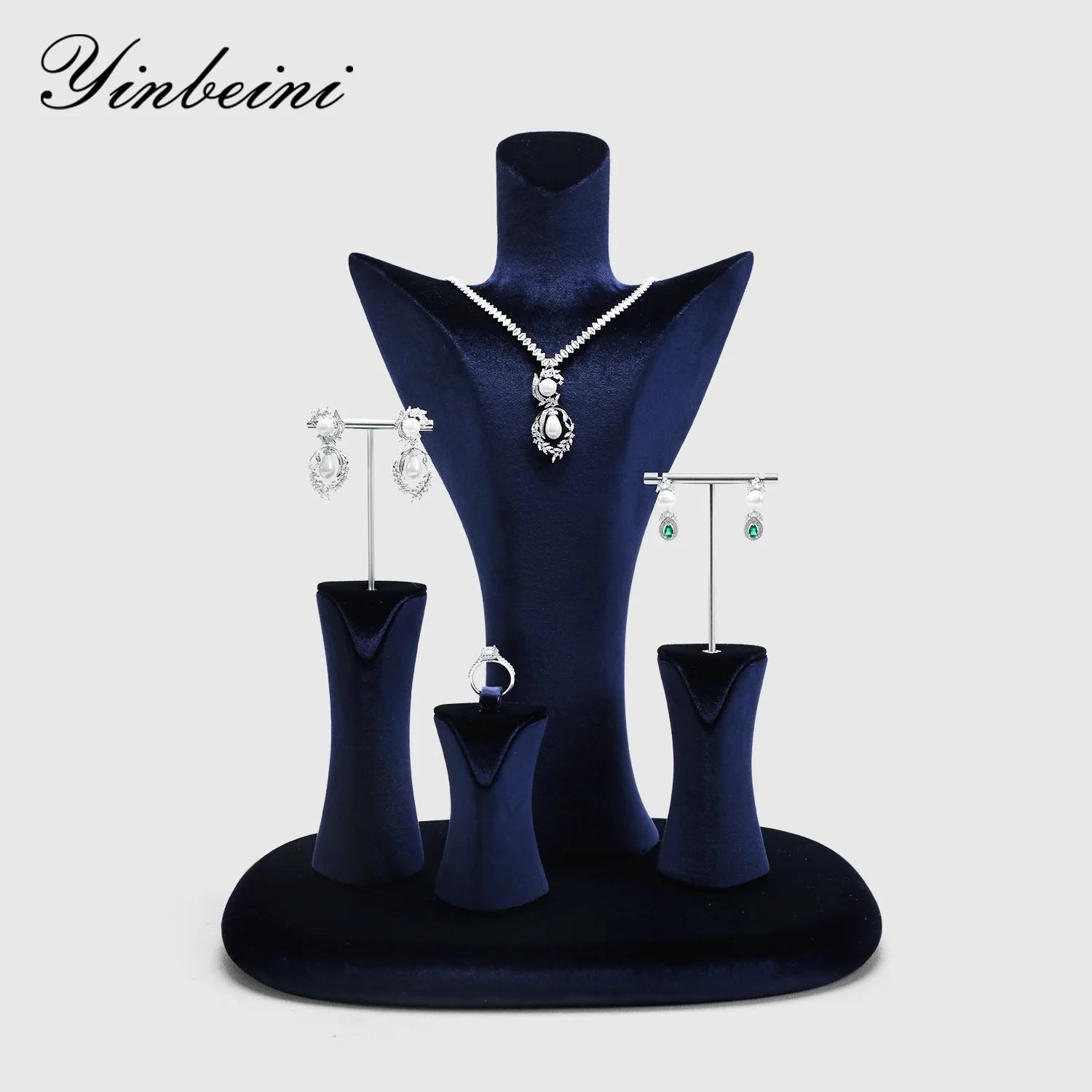 Подставка для ювелирных изделий Yinbeini из вельвета, держатель для колец, серег, шпилек, витрина для ювелирных изделий, органайзер для прилавка магазина TB054
Подставка для ювелирных изделий Yinbeini из вельвета, держатель для колец, серег, шпилек, витрина для ювелирных изделий, органайзер для прилавка магазина TB054